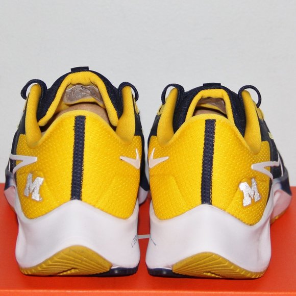 Nike Pegasus 38 Michigan Wolverines Running Shoes Mens 7.5 - Picture 5 of 6